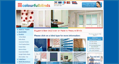 Desktop Screenshot of colourfulblinds.com